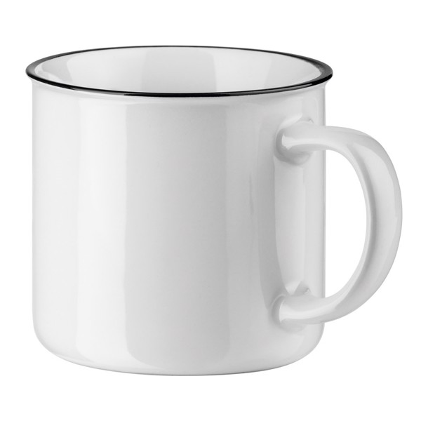 VERNON WHITE. Mug en céramique 340 ​​ml