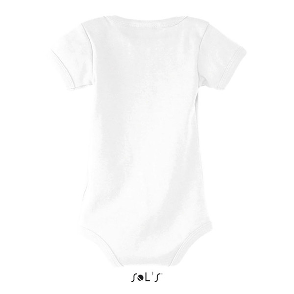 Sol's Bambino baby bodysuit cotton rib 180 - White / M