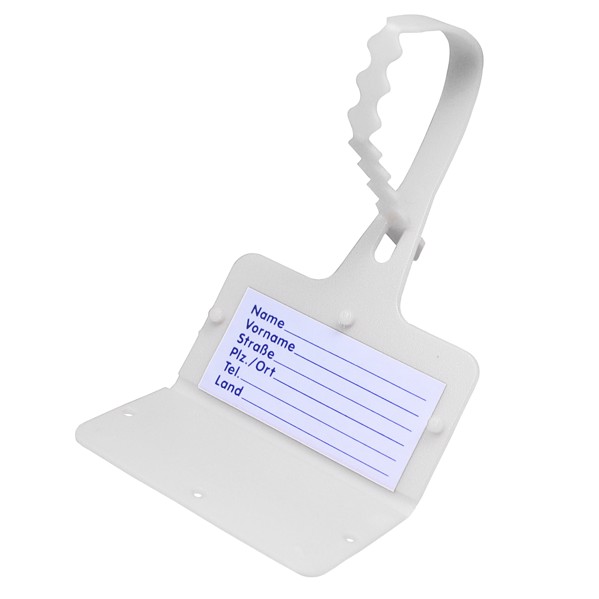 Étiquette De Valise "Address" - Blanc