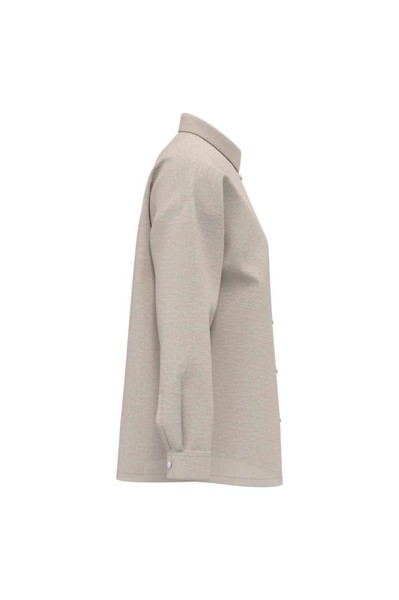 Ladies' Oversize Linen Shirt - Linen / S