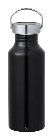 Recycled Aluminium Bottle Agul - Black