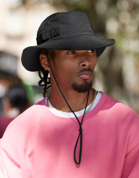 Outdoor Adventure Sun Hat - Black / S/M