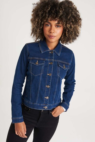 Olivia Denim Jacket - Black