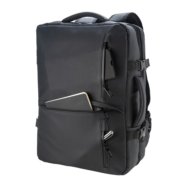 Travel Backpack With Laptop Holder (15) In 600D Polyester With Water-Resistant Pu Coating
