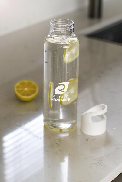 Drinkfles Lila | Gerecycled | 500 ml - wit