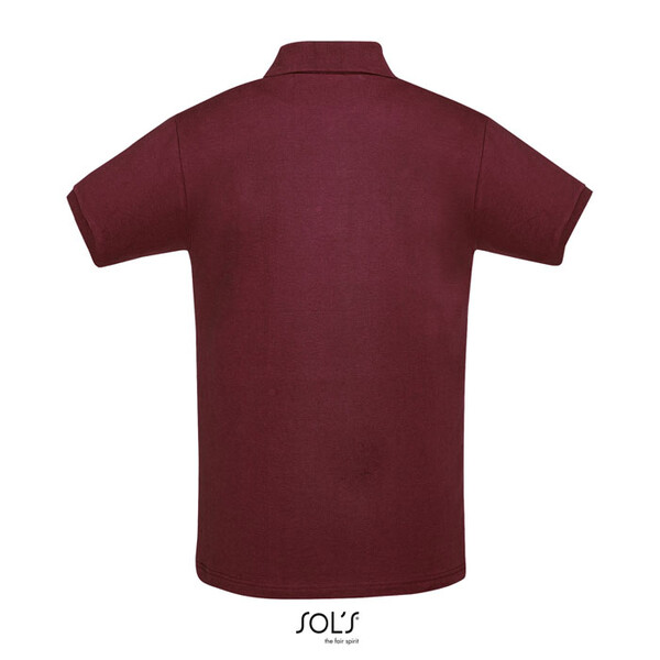 PERFECT MEN Polo homen 180g - BurgundyM