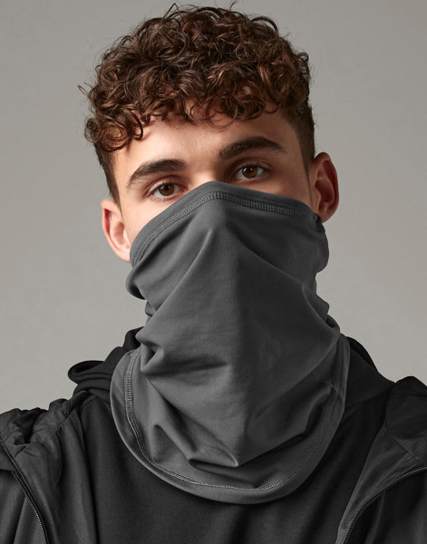 Softshell Sports Tech Neck Warmer - Graphite Grey / ONE SIZE