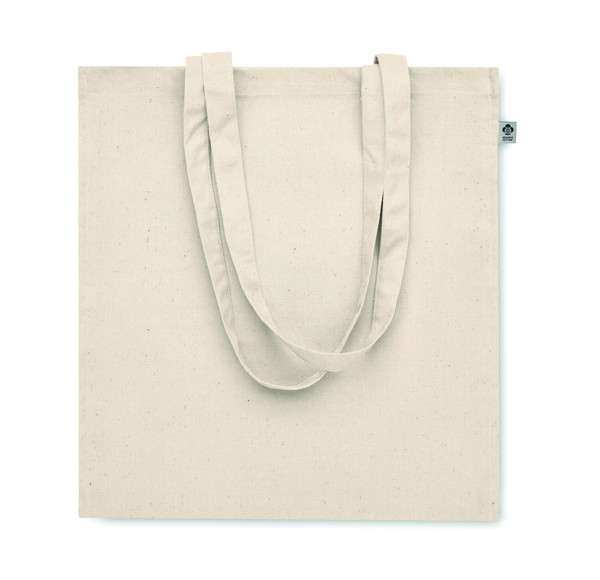 Bente cotton shopping bag, 220 g/m², 38x42x9 cm