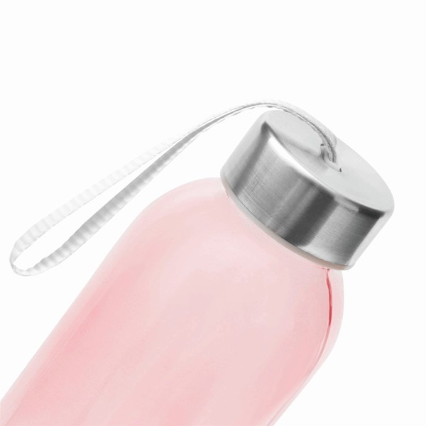 Glas-Trinkflasche Take Smart - Rot