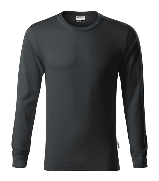 Triko Unisex Rimeck® Resist Ls - Ebony Gray / 3XL