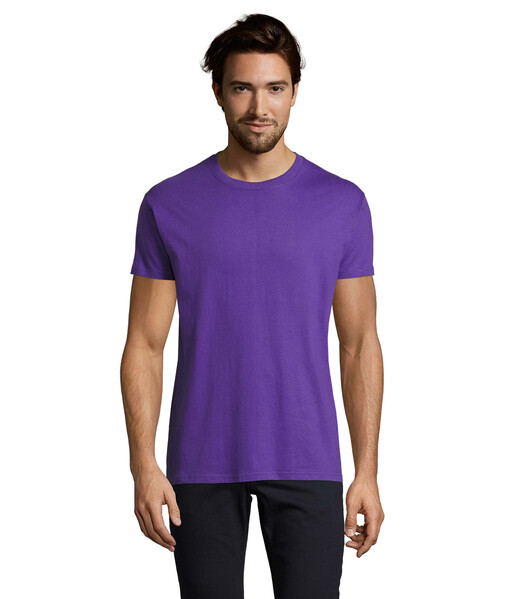 IMPERIAL MEN T-Shirt 190g - Ciemny fiolet / XS