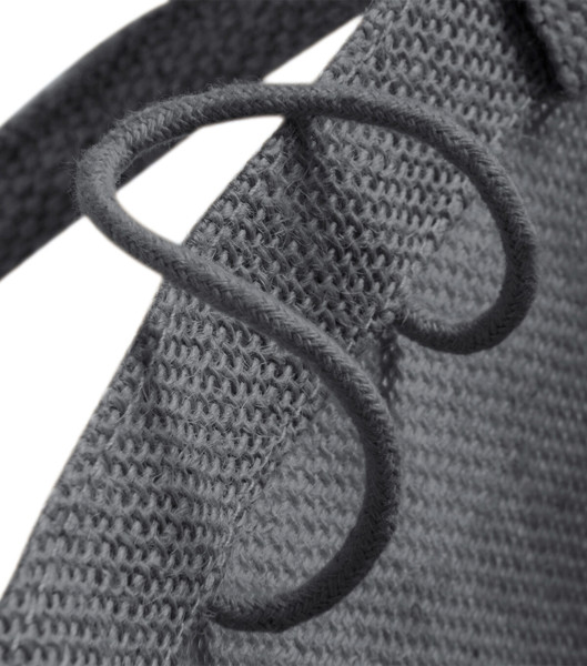 Jute Midi Tote - Graphite Grey / Graphite Grey