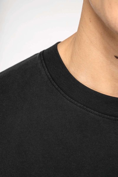 Men's Washed Effect Oversized T-Shirt - Washed Black / S
