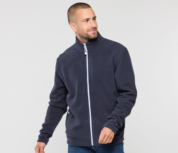 Veste polaire homme zippée - WHITE / 4XL