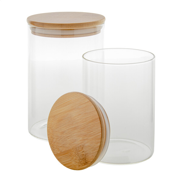 Glass Storage Jar Momomi