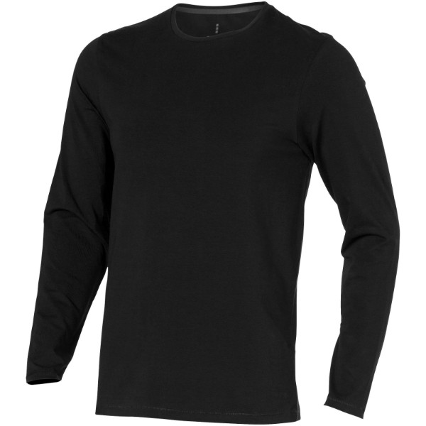 Ponoka Langarmshirt für Herren - schwarz / XL