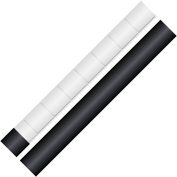 RFX™ 43.5 cm reflective PVC band - White