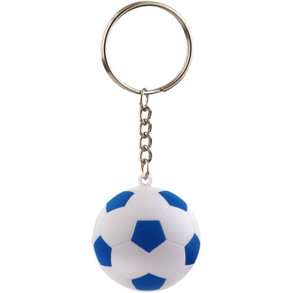 Striker football keychain - Royal Blue / White