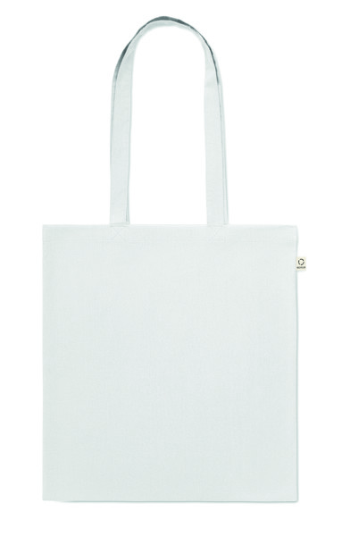 Einkaufstasche recy. Baumwolle Viveka Colour - Weiß