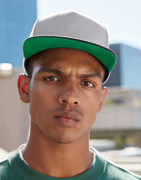 Cappellino Original Snapback Con Visiera Piatta - White / Black / ONE SIZE