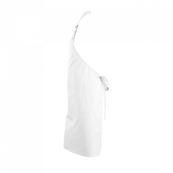 Sol's Gala - Long Apron With Pockets - White