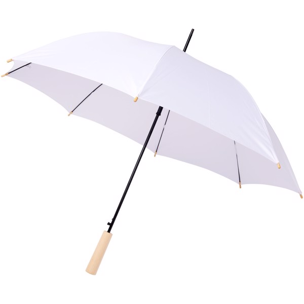 Alina 23" auto open recycled PET umbrella - White