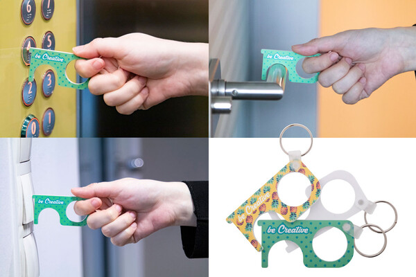Porte-clés hygiénique NoTouch Creative