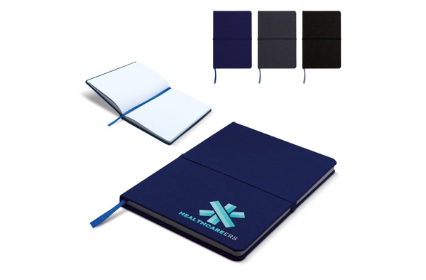 Notebook made of R-PET A5 - Grey