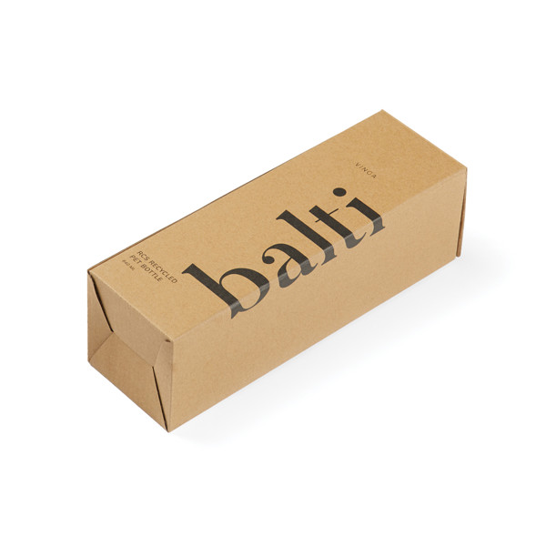 VINGA Balti 600ml Flasche aus RCS recyceltem PET - Transparent
