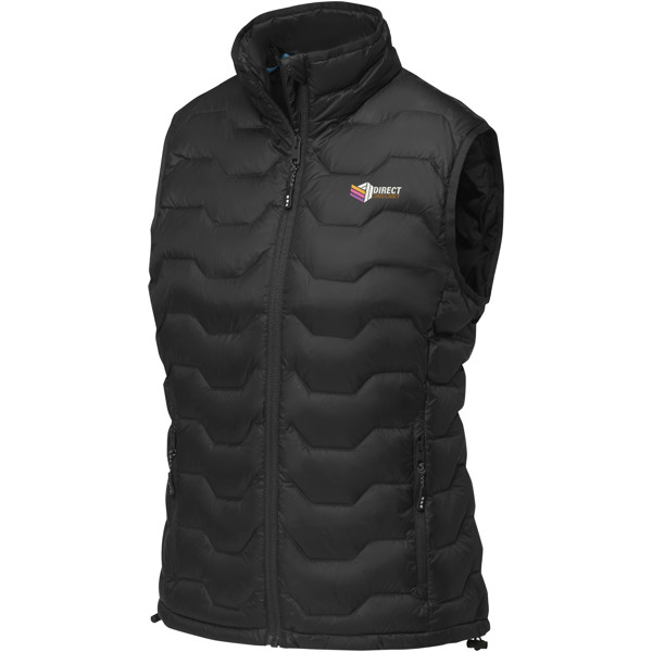 Epidote women's GRS recycled insulated down bodywarmer - Solid Black / XS