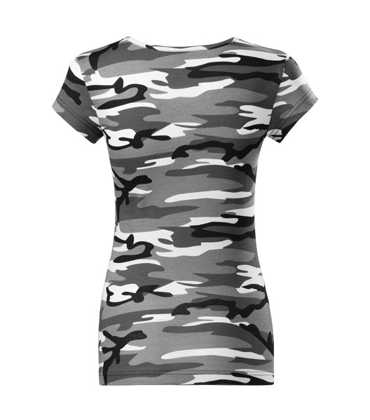 Tričko Dámské Malfini® Camo Pure - Camouflage Gray / XS