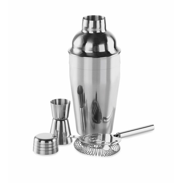 Set za koktajle Fizz, nerjaveče jeklo, 500 ml shaker