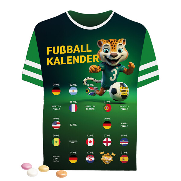 Event calendar jersey, Mentos chewing candy fruit