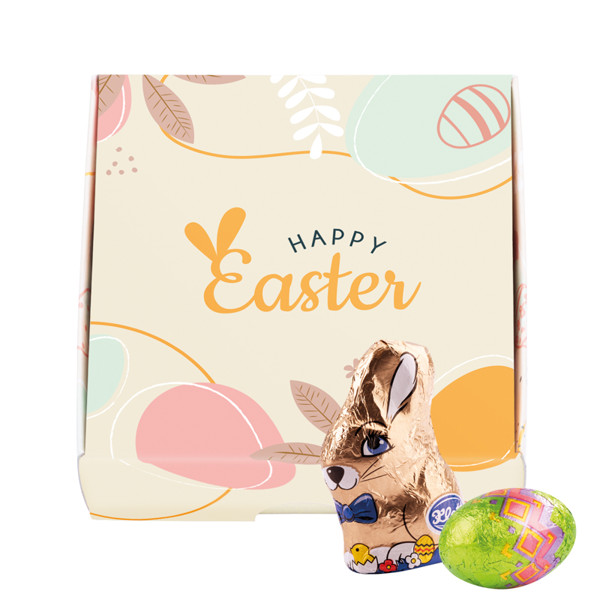 Flip box S, Lindt mixture | 2 LINDOR mini Easter eggs and 1 Lindt Easter bunny, 20 g