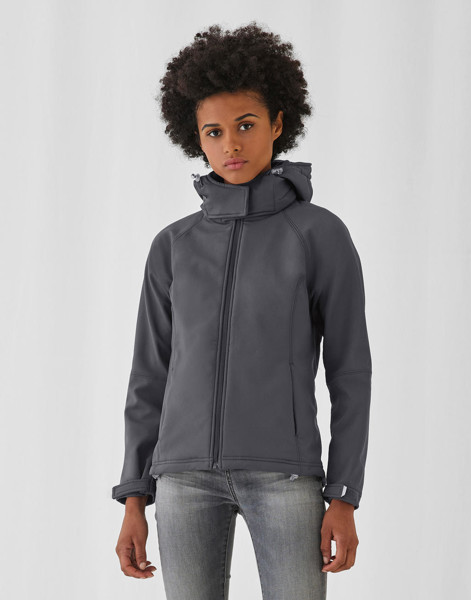 Hooded Softshell / Women - White / 2XL