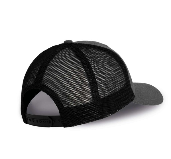 Urban Trucker Cap - 6 Panels - Silver Heather / Dark Grey