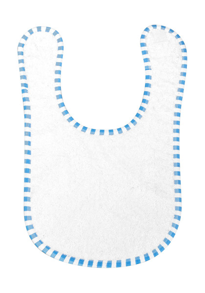 Arno Baby Bib - White / Baby Blue / ONE SIZE