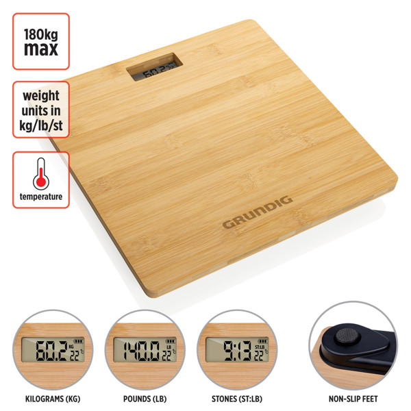 XD - Grundig Bamboo Digital Body Scale