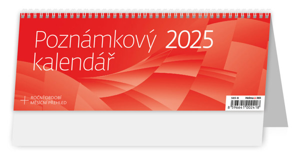 Plánovací stolní kalendář Poznámkový 2025 -