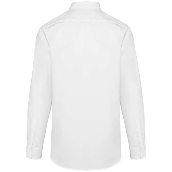Ladies' Long-Sleeved Twill Shirt - White / 2XL