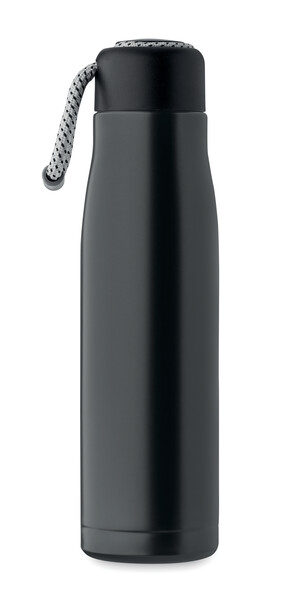 Dvojstenná fľaša 500 ml Cordle - Čierna
