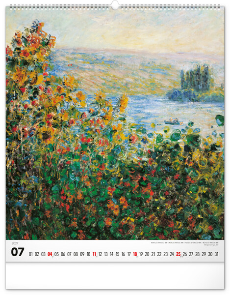 Notique Nástěnný Kalendář Impresionismus 2027, 48 x 56 cm