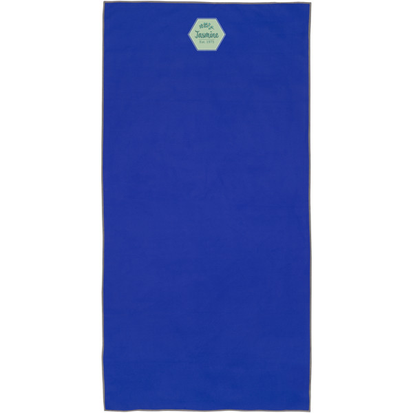Serviette Pieter certifiée GRS ultra-légère et à séchage rapide 50 x 100 cm - Bleu royal