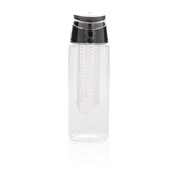 XD Collection infuser bottle, 700 ml, tritan - Transparent / Grey