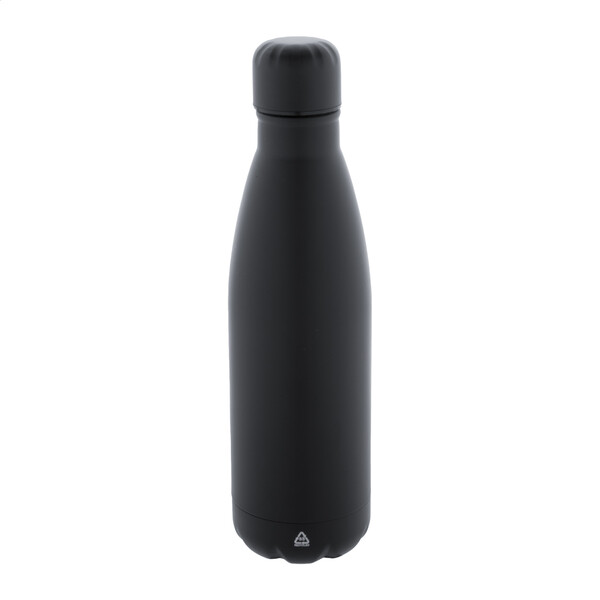 Recyklovaná Fľaša Z Nerez Ocele Refill - Black