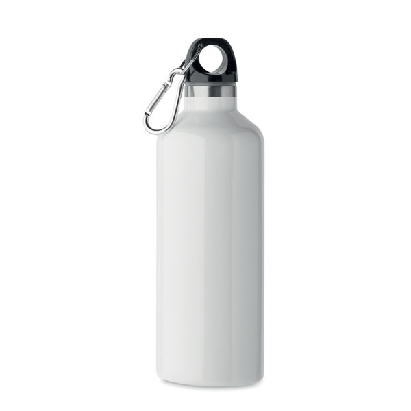 Double wall bottle 500 ml Carabi - White