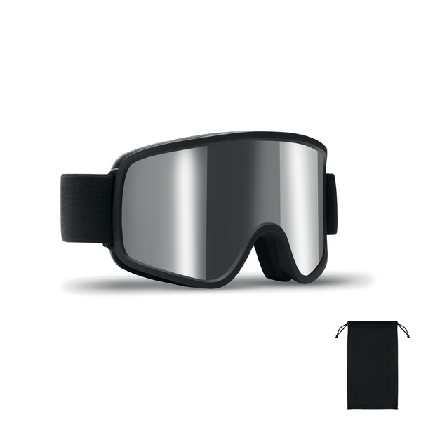 Ski goggles UV400 Niseko - Shiny Silver