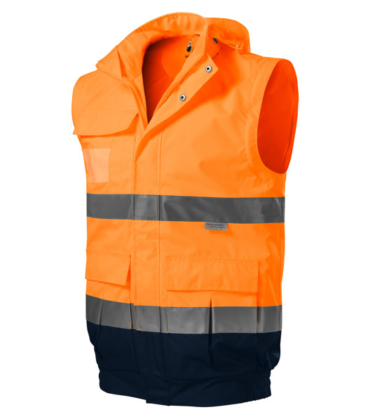 Bunda Unisex Rimeck® Hv Guard 4 In 1 - Fluorescenční Oranžová / 4XL