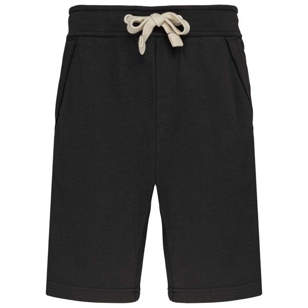 Unisex French Terry Bermuda Shorts - Black / S