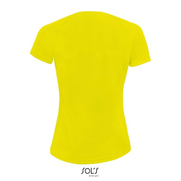 Sol's Sporty Women - Raglan Sleeved T-Shirt - Neon Yellow / S
